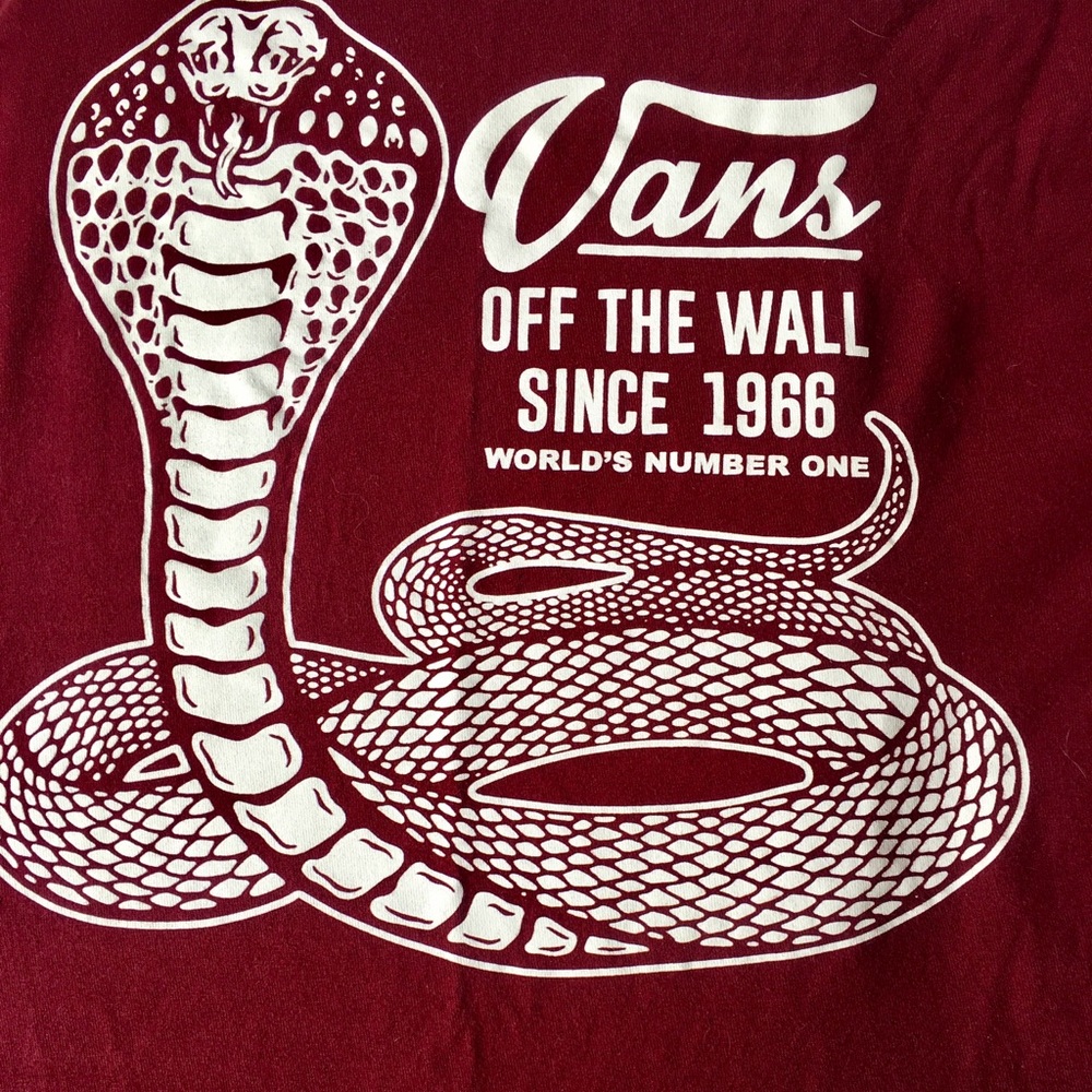 Van’s Maroon Skater Tee